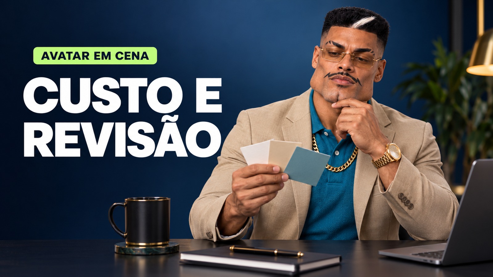 Neco Mandela planejando uma produção